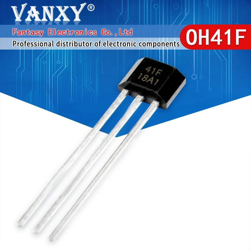 100PCS 41F 0H41 OH41F SH41 SS41F S41 SH41F TO92 Bipolar Hall Element Sensor Motor Electric Car | Электронные компоненты и