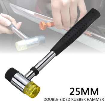 25mm Rubber Hammers Double-sided Soft Rubber Hammers Taps Grip Multifunctional DIY Hand Crafts Tools Carpentrys
25mm Rubber Hammers Double-sided Soft Rubber Hammers Taps Grip Multifunctional DIY Hand Crafts Tools Carpentrys