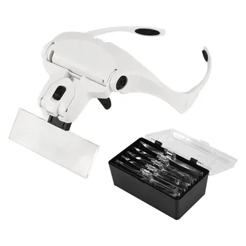 LED Head Light Magnifier microblading headlight with a magnifying glass tattoo supplies Interchangeable Magnifiers
LED Head Light Magnifier microblading headlight with a magnifying glass tattoo supplies Interchangeable Magnifiers