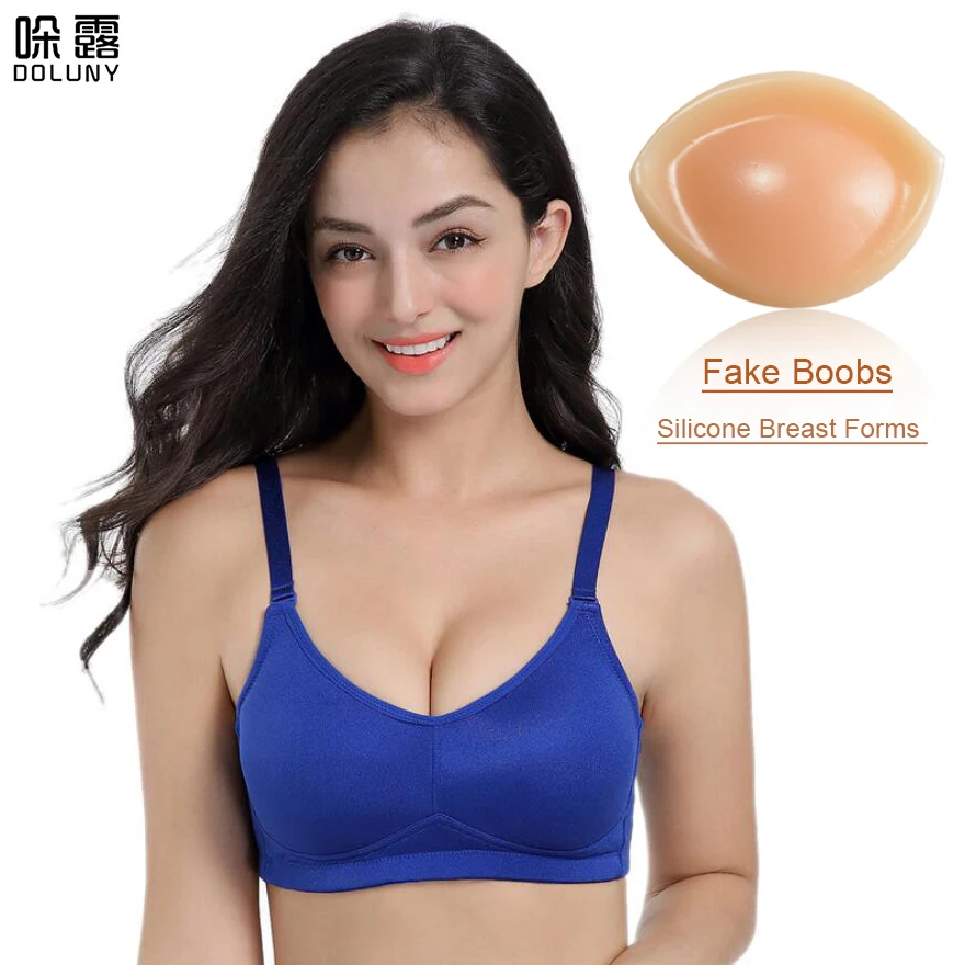 Silicone Breast Forms and the Blue Mastectomy Bra 95C has Pocket insert Artificial Fake Breast Prosthesis Pad for Women D3
Silicone Breast Forms and the Blue Mastectomy Bra 95C has Pocket insert Artificial Fake Breast Prosthesis Pad for Women D3