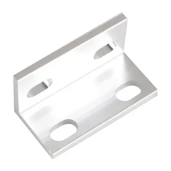 L Type Bracket Silver Aluminum Angle Bracket Frame with Single/Double/Triple Hole for 3D Printer Parts Accessories R9UA
L Type Bracket Silver Aluminum Angle Bracket Frame with Single/Double/Triple Hole for 3D Printer Parts Accessories R9UA