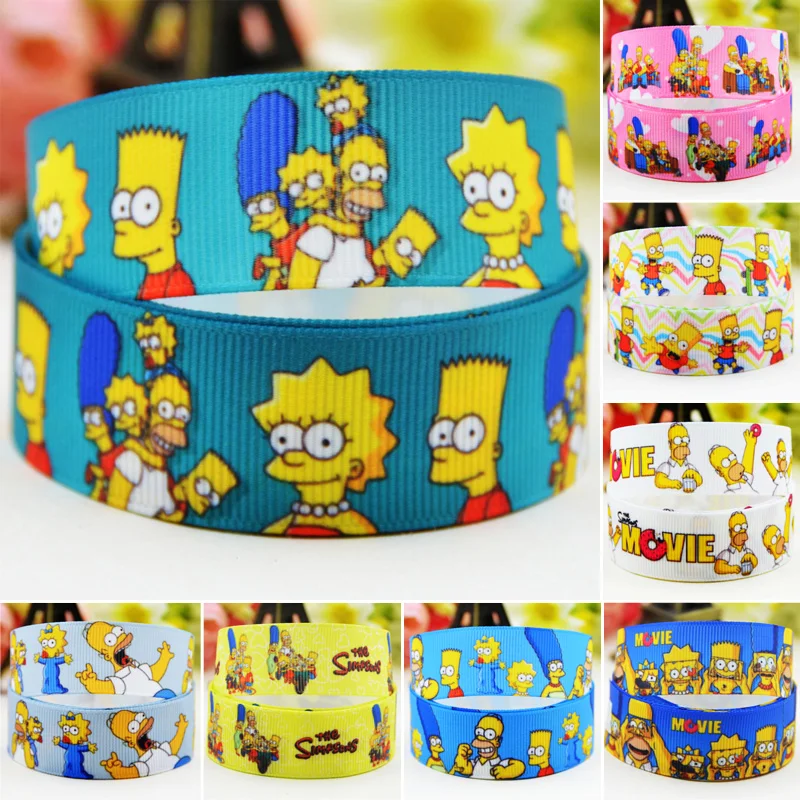 7/8'' (22mm) The Simpsons Cartoon Character printed Grosgrain Ribbon party decoration satin ribbons OEM 10 Yards Mul079
7/8'' (22mm) The Simpsons Cartoon Character printed Grosgrain Ribbon party decoration satin ribbons OEM 10 Yards Mul079