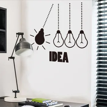 Wall Stickers Home Decor Living Room Bedroom Decor Lamp Bulb English Creative Wall Sticker Home Decoration Wall Sticker Vinyl
Wall Stickers Home Decor Living Room Bedroom Decor Lamp Bulb English Creative Wall Sticker Home Decoration Wall Sticker Vinyl