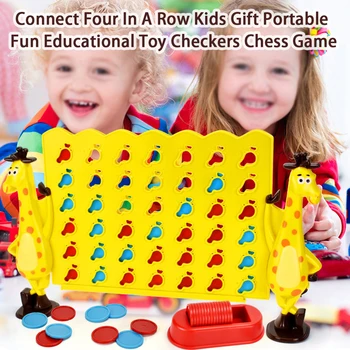 Connect Four In A Row Kids Gift Portable Fun Educational Toy Checkers Chess Game #
Connect Four In A Row Kids Gift Portable Fun Educational Toy Checkers Chess Game #
