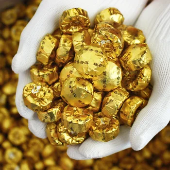 Pu'er Tea, Glutinous Rice, Fragrant Pu'er Tea, Xiaotuo Tea, Xiaojin Brick, 250 g Pu'er Tea, Yunnan Province, China 
Pu'er Tea, Glutinous Rice, Fragrant Pu'er Tea, Xiaotuo Tea, Xiaojin Brick, 250 g Pu'er Tea, Yunnan Province, China