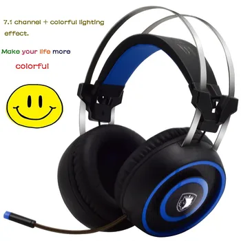 SADES G60 7.1 USB Surround Sound Stereo Over-the-Ear Gaming Headset For Pc Headphones fone de ouvido Earphone Earbuds Headphone
SADES G60 7.1 USB Surround Sound Stereo Over-the-Ear Gaming Headset For Pc Headphones fone de ouvido Earphone Earbuds Headphone
