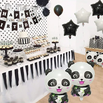 Cartoon Anniversaire Panda Balloon Birthday Party Decorations Kids Black 18 Inch Star Balloon Animal Panda Deco Anniversaries 
Cartoon Anniversaire Panda Balloon Birthday Party Decorations Kids Black 18 Inch Star Balloon Animal Panda Deco Anniversaries