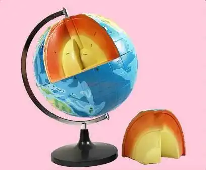 Earth internal structure model three-dimensional globe model 32cm teaching instrument junior high school geography teaching aid
Earth internal structure model three-dimensional globe model 32cm teaching instrument junior high school geography teaching aid