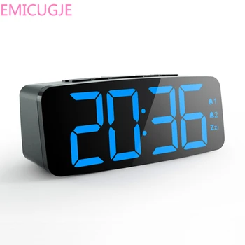 Silent Snooze Alarm Clock Luminous Digital Table ClockBig Numbers Electric LED Alarm Clock with Dual Alarm Bedroom
Silent Snooze Alarm Clock Luminous Digital Table ClockBig Numbers Electric LED Alarm Clock with Dual Alarm Bedroom
