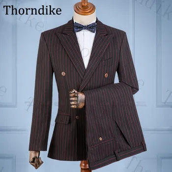Thorndike Business Suit Men 2020 Stripd Formal Men Suit Dubble Breasted Wedding Suit For Men Casual Slim Fit Groomsmen Tuxedos
Thorndike Business Suit Men 2020 Stripd Formal Men Suit Dubble Breasted Wedding Suit For Men Casual Slim Fit Groomsmen Tuxedos