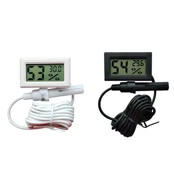 Mini Convenient Digital LCD Thermometer Sensor Hygrometer Gauge Refrigerator Aquarium Monitoring Display Humidity Detector
Mini Convenient Digital LCD Thermometer Sensor Hygrometer Gauge Refrigerator Aquarium Monitoring Display Humidity Detector