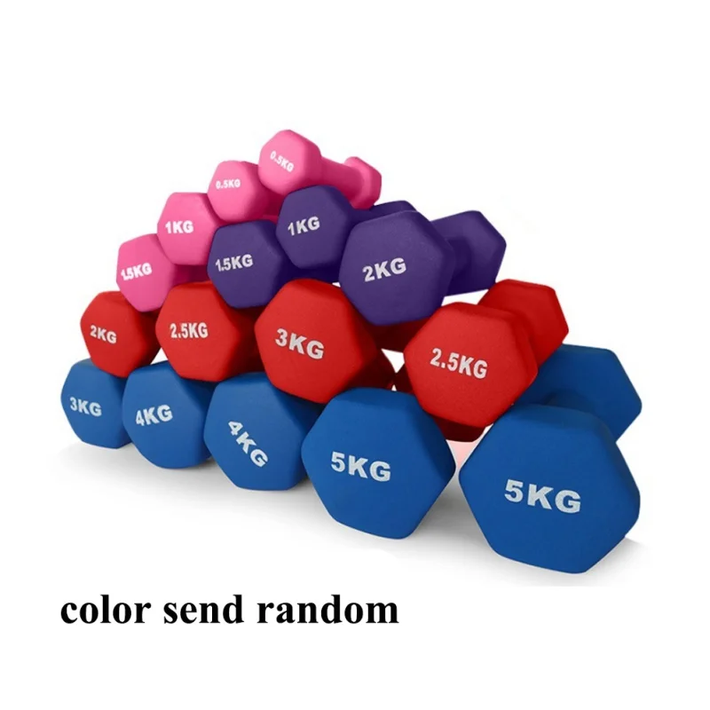 1PC Fitness Dumbbell 1/1.5/2kg Home Exercise Small Dumbbell Hand Weight Lifting Training Body Building Equipment Random Color
1PC Fitness Dumbbell 1/1.5/2kg Home Exercise Small Dumbbell Hand Weight Lifting Training Body Building Equipment Random Color