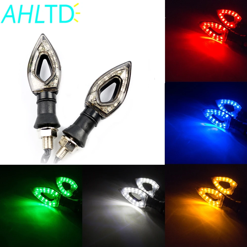 2pcs Universal Bendable Motorcycle LED Turn Signal Flowing Water Indicators Taillight Flexible 12LED Blinker Amber Flashing Lamp
2pcs Universal Bendable Motorcycle LED Turn Signal Flowing Water Indicators Taillight Flexible 12LED Blinker Amber Flashing Lamp