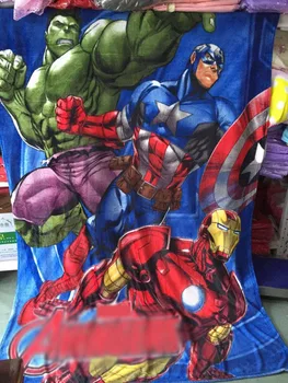 Cartoon Flannel Blanket 150x200cm The Avengers Hero Pattern Sofa Bed Throw Blanket Kid Adult Warm Blanket Custom Wholesale 
Cartoon Flannel Blanket 150x200cm The Avengers Hero Pattern Sofa Bed Throw Blanket Kid Adult Warm Blanket Custom Wholesale