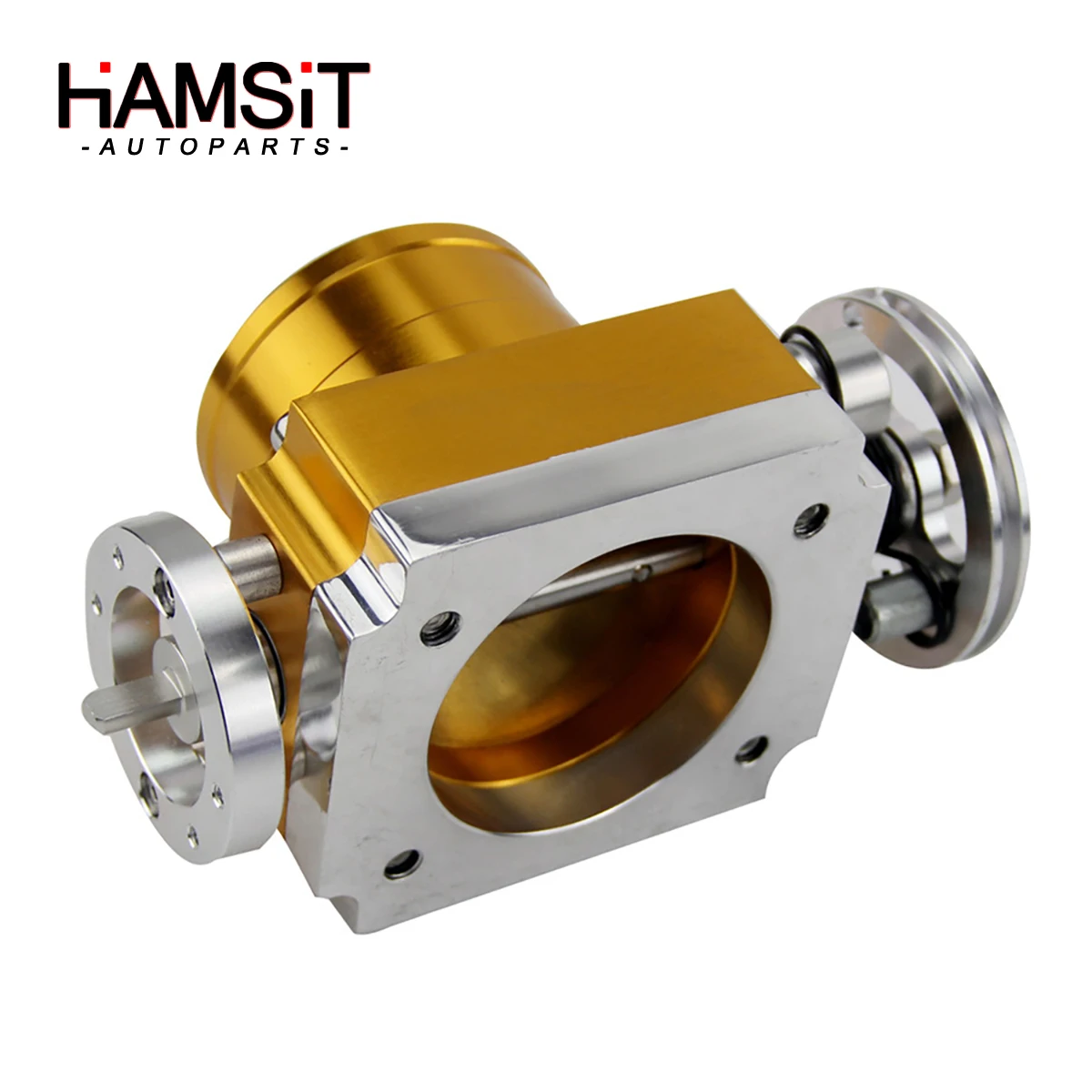 Hamsit Car modified throttle air intake throttle valve mechanical throttle valve alloy 80mm caliber throttle valve
Hamsit Car modified throttle air intake throttle valve mechanical throttle valve alloy 80mm caliber throttle valve
