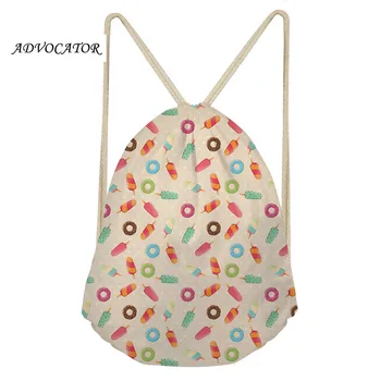 Polyester Drawstring Bag with Cartoon Candy Ice Cream Print Mini Pouch Personalized Girls School Shoulder Bags Torba Sportowa
Polyester Drawstring Bag with Cartoon Candy Ice Cream Print Mini Pouch Personalized Girls School Shoulder Bags Torba Sportowa