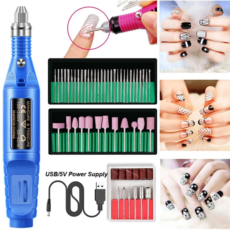 1 Set Professional Electric Nail Drill Machine Kit Mill Cutter Pedicure Nail File Manicure Machine Nail Art Tools High Quality
1 Set Professional Electric Nail Drill Machine Kit Mill Cutter Pedicure Nail File Manicure Machine Nail Art Tools High Quality