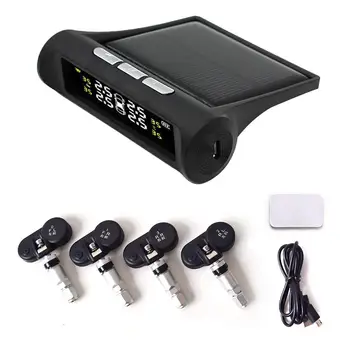 Car TPMS Tyre Pressure Monitoring System Solar Power Digital LCD Display Auto Security Alarm Systems Tyre Pressure solar system
Car TPMS Tyre Pressure Monitoring System Solar Power Digital LCD Display Auto Security Alarm Systems Tyre Pressure solar system