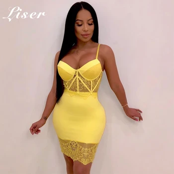 Liser 2019 New Summer Women Dress Strapless Lace Mini Bandage Dress Sexy Bodycon Elegant Club Celebrity Party Dresses Vestidos
Liser 2019 New Summer Women Dress Strapless Lace Mini Bandage Dress Sexy Bodycon Elegant Club Celebrity Party Dresses Vestidos