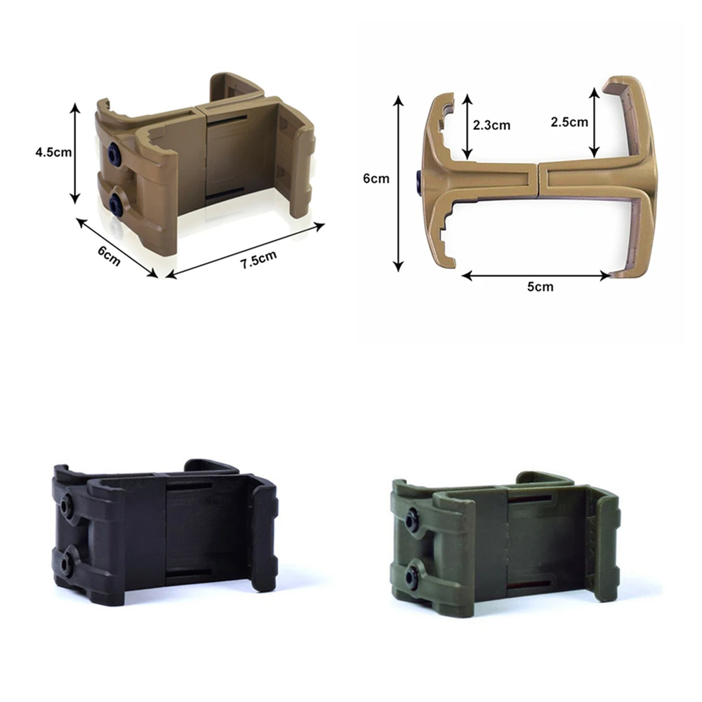 FIRECLUB Military Tactical Clip Parallel Connector Nylon Cartridge Clip Box Connector Clip Airsoft Hunting Accessories
FIRECLUB Military Tactical Clip Parallel Connector Nylon Cartridge Clip Box Connector Clip Airsoft Hunting Accessories