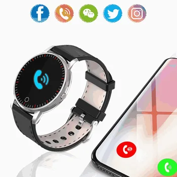 Fitness Bracelet Leather Watchbands 2020 Smart Accessory Heart Rate Health Monitor Blood Pressure More Language IP68 Smart Watch
Fitness Bracelet Leather Watchbands 2020 Smart Accessory Heart Rate Health Monitor Blood Pressure More Language IP68 Smart Watch