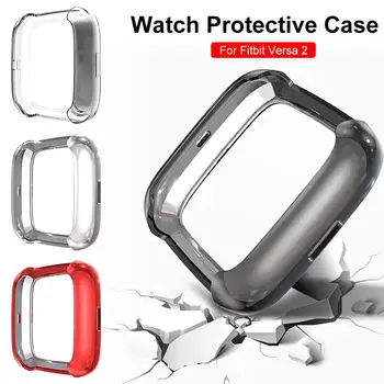 Full Cover Protective Case For Fitbit Versa TPU Anti-fall Screen Protector For Fit Bit Versa 2 Safety Film Cover
Full Cover Protective Case For Fitbit Versa TPU Anti-fall Screen Protector For Fit Bit Versa 2 Safety Film Cover