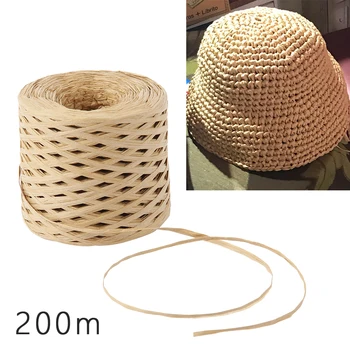 Raffia Paper Ribbon 200 Meters Craft Natural Wrapping Paper Twine Rope Gift Packing Ribbon for Easter Party Wedding Decoration
Raffia Paper Ribbon 200 Meters Craft Natural Wrapping Paper Twine Rope Gift Packing Ribbon for Easter Party Wedding Decoration