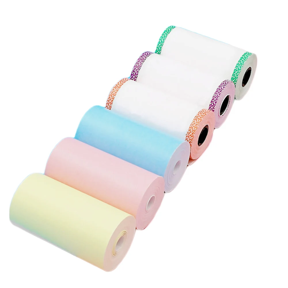 Printer papers Printable Paper Roll Non-stick Direct Thermal Paper 6pcs Colorful 57*30mm for PeriPage Printer Kids Birthday Gift
Printer papers Printable Paper Roll Non-stick Direct Thermal Paper 6pcs Colorful 57*30mm for PeriPage Printer Kids Birthday Gift
