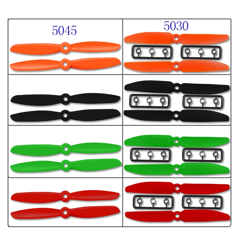 2 pairs Mini multi-axis UAV Paddle Leaf 5030 5045 positive negative Paddle Leaf Helicopter propeller Aircraft propeller
2 pairs Mini multi-axis UAV Paddle Leaf 5030 5045 positive negative Paddle Leaf Helicopter propeller Aircraft propeller