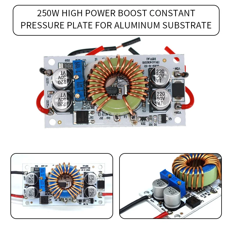 250W DC-DC Boost Converter Adjustable 10A Step Up Constant Current Power Supply Module Led Driver For Arduino
250W DC-DC Boost Converter Adjustable 10A Step Up Constant Current Power Supply Module Led Driver For Arduino