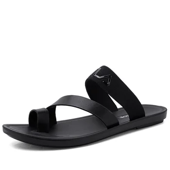 Summer Leather Outdoor Shoes Toe Slipper Men Sandals Black Classic For Male Soft Casual Walking Beach Sandalias Sandal Slides
Summer Leather Outdoor Shoes Toe Slipper Men Sandals Black Classic For Male Soft Casual Walking Beach Sandalias Sandal Slides