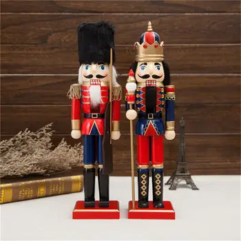 38CM Solid Wood Nutcracker Christmas Decorations For Home Soldiers Gift Set Great Decoration Classic Hand Painting Doll
38CM Solid Wood Nutcracker Christmas Decorations For Home Soldiers Gift Set Great Decoration Classic Hand Painting Doll