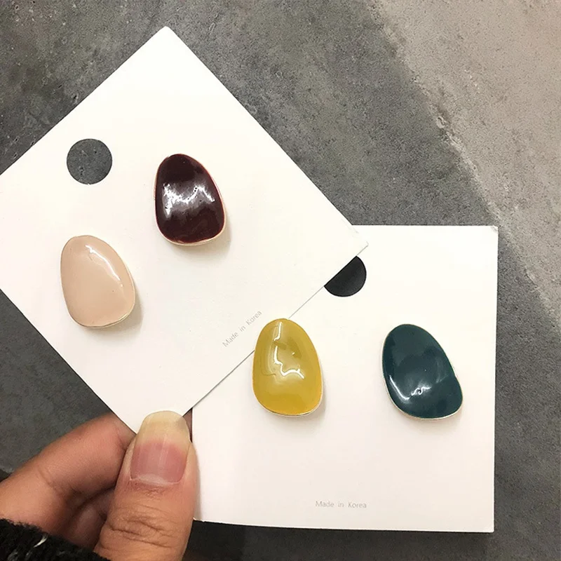 2019 TrendyEarrings Korean Temperament simple Stud Earring asymmetric collision color drop earrings earrings super fairy Earring
2019 TrendyEarrings Korean Temperament simple Stud Earring asymmetric collision color drop earrings earrings super fairy Earring