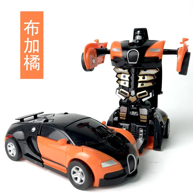 Impact Transformer Robot Inertia Collision a Key Transformation Mini Sports Car Children Model Car Stall Toy
Impact Transformer Robot Inertia Collision a Key Transformation Mini Sports Car Children Model Car Stall Toy