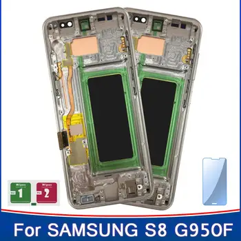 2PCS Super Amoled LCD For Samsung Galaxy S8 G950F G950FD G9500 G950U LCD Touch Screen Digitizer With Frame Replacement
2PCS Super Amoled LCD For Samsung Galaxy S8 G950F G950FD G9500 G950U LCD Touch Screen Digitizer With Frame Replacement