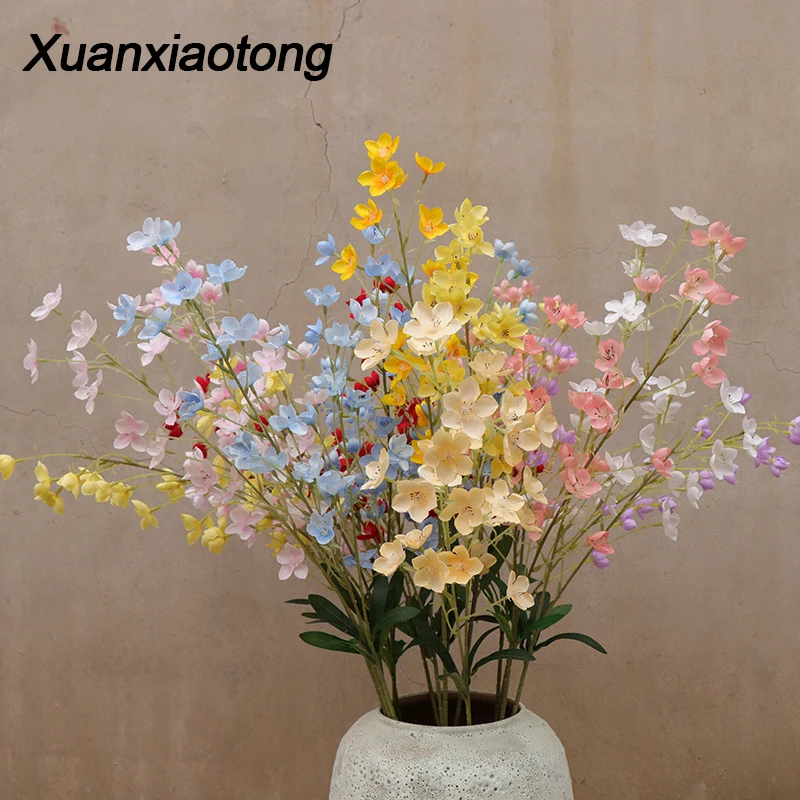Xuanxiaotong 5pcs/set Bell Orchid Flowers Bouquet Jumping Dancing Orchid flores artificiales para decoracion hogar Fake Plant
Xuanxiaotong 5pcs/set Bell Orchid Flowers Bouquet Jumping Dancing Orchid flores artificiales para decoracion hogar Fake Plant