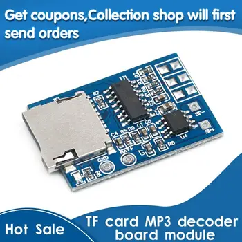 2W Mixed Mono TF Card MP3 Player Decoder Board Amplifier Module 3.7V/5V Power Support MP3 FM Radio USB Audio Mode
2W Mixed Mono TF Card MP3 Player Decoder Board Amplifier Module 3.7V/5V Power Support MP3 FM Radio USB Audio Mode