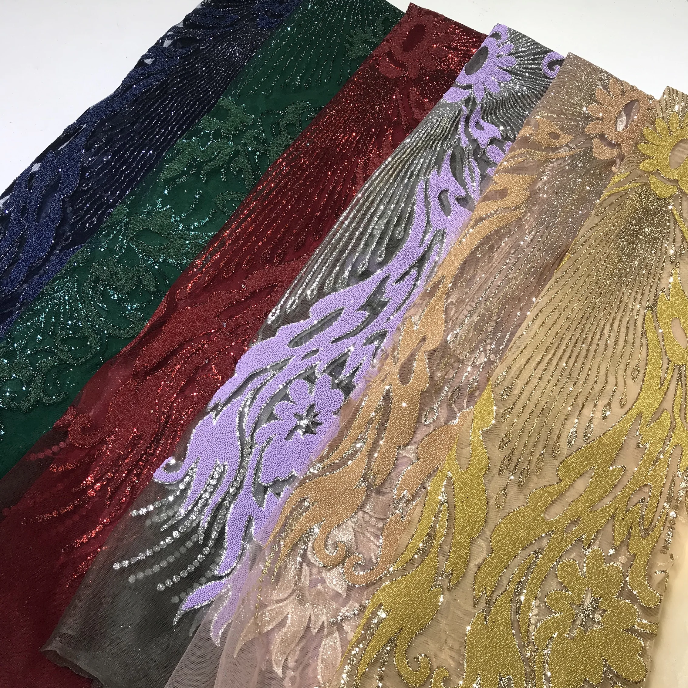 2022 Haute Couture High Quality Glued Beads Golden Lace Tulle Shining Fabric For Sewing Clothes By Yard DubaiLace Fabric
2022 Haute Couture High Quality Glued Beads Golden Lace Tulle Shining Fabric For Sewing Clothes By Yard DubaiLace Fabric