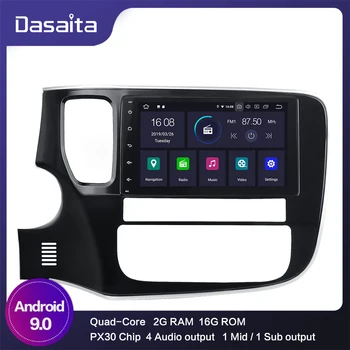 8" Multi Touch Screen Car Android 9.0 Radio for Mitsubishi Outlander 2015 2016 2017 GPS Bluetooth 1 Din 1024*600 MP3 Player