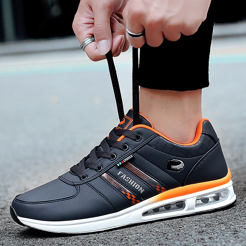 Men's Sports Shoes Men's Autumn Running Shoes Leather Sports Shoes Blue Black Air Cushion Non-slip Men's Sports Shoes
Men's Sports Shoes Men's Autumn Running Shoes Leather Sports Shoes Blue Black Air Cushion Non-slip Men's Sports Shoes