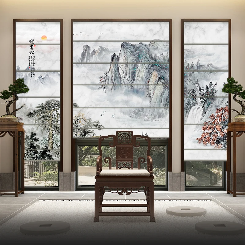 Roman curtains can be customized with patterns Bedroom living room roller shutter can be customized size Roman blinds
Roman curtains can be customized with patterns Bedroom living room roller shutter can be customized size Roman blinds