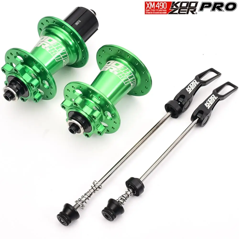 Koozer XM490 PRO разноцветные велосипедные дисковые тормоза ступицы для горного