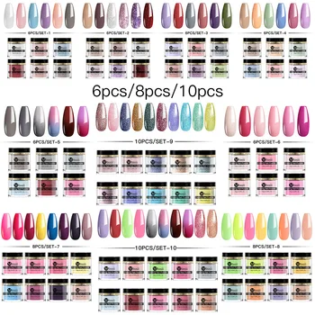 Nail Dipping Power Set Shining Nail Glitter Pigment Dust Decor No Lamp Cure For Nail Art Manicure Nails Glitter Dip Powder 
Nail Dipping Power Set Shining Nail Glitter Pigment Dust Decor No Lamp Cure For Nail Art Manicure Nails Glitter Dip Powder