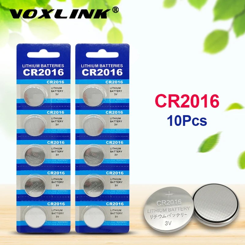 VOXLINK cr2016original brand new battery 3v button cell coin batteries for Toys watch computer toy remote control 10Pcs battery
VOXLINK cr2016original brand new battery 3v button cell coin batteries for Toys watch computer toy remote control 10Pcs battery