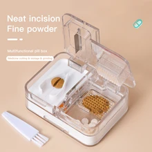 Travel Pill Box Holder Portable Medicine Storage Box Cutter Organizer Container Drug Tablet Dispenser Plastic Pill Case Sealed
Travel Pill Box Holder Portable Medicine Storage Box Cutter Organizer Container Drug Tablet Dispenser Plastic Pill Case Sealed