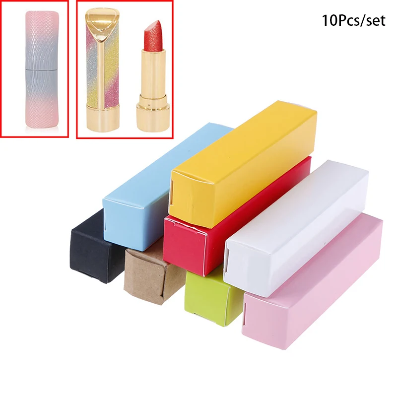 10pcs/lot Lip Balm Tube Packaging Carton Box 8 colors Lipstick Tube DIY Packing box 20*20*85mm Colorful Kraft Paper Gift
10pcs/lot Lip Balm Tube Packaging Carton Box 8 colors Lipstick Tube DIY Packing box 20*20*85mm Colorful Kraft Paper Gift