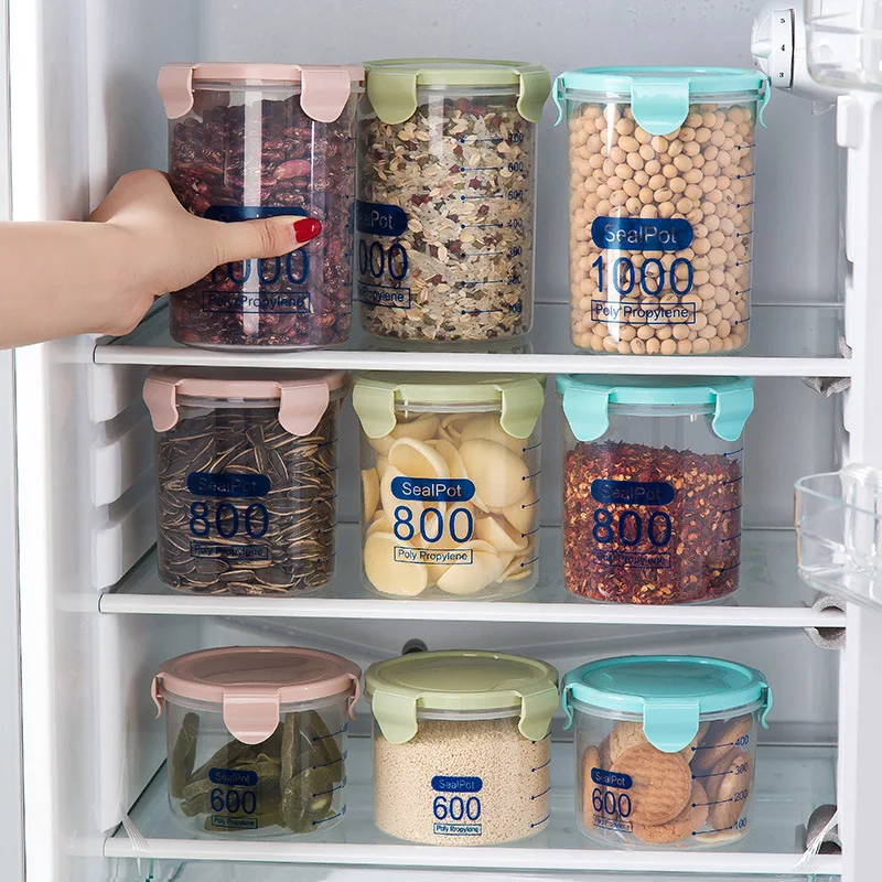 Plastic Container Food Storage Airtight Clear Box PP Fridge Storage Containers Kitchen Items 600/800/1500ml
Plastic Container Food Storage Airtight Clear Box PP Fridge Storage Containers Kitchen Items 600/800/1500ml