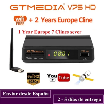 Gtmedia V7S 1080P Digital Receptor DVB-S2 Satellite Receiver Tv Tuner HD Box Cline Decoder Biss VU PVR WiFi Youtube Freesat v7 
Gtmedia V7S 1080P Digital Receptor DVB-S2 Satellite Receiver Tv Tuner HD Box Cline Decoder Biss VU PVR WiFi Youtube Freesat v7