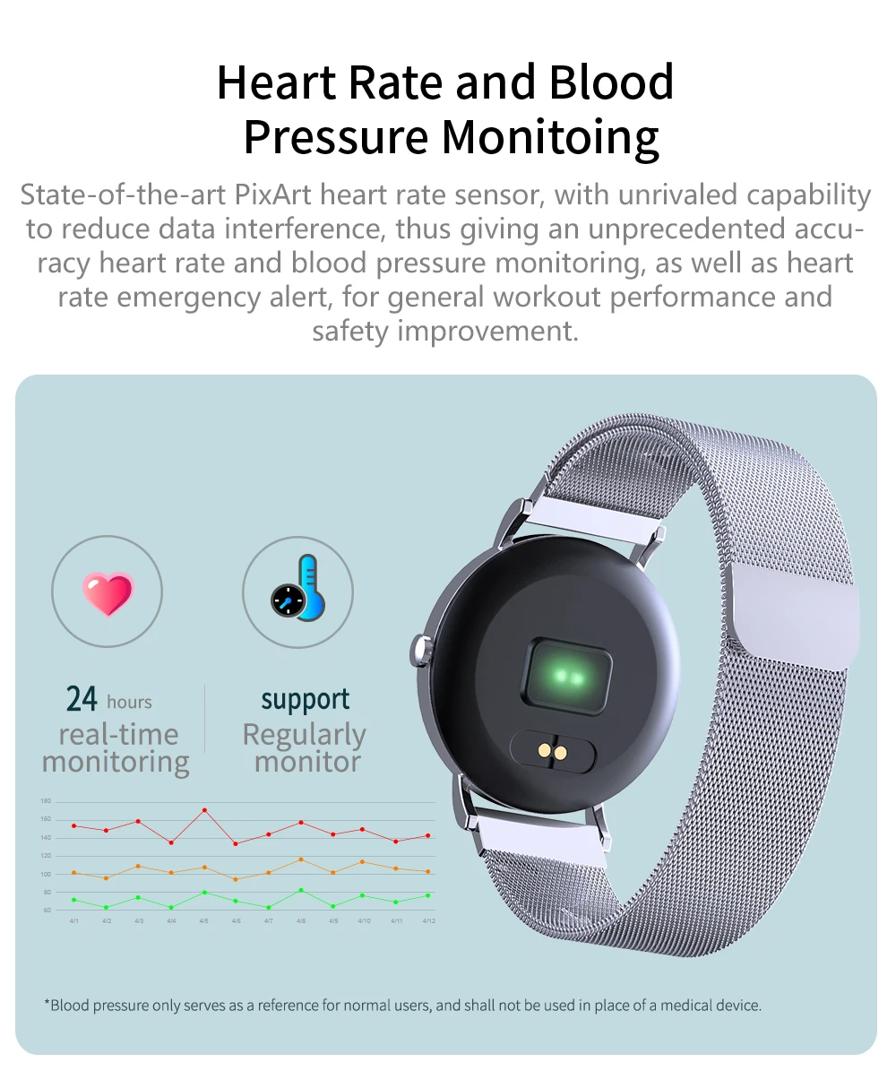 Men Smart Watch Waterproof Sport health Watch Activity Fitness Tracker Heart Rate monitor Smartwatch Women Clock for android IOS (7)