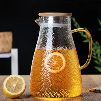 1L Glass Large Capacity Tea Pot Cold Kettle Glass Pitcher With Lid Heatable Glass Water Jug Tea Pot For Hot Cold Tea Juice
1L Glass Large Capacity Tea Pot Cold Kettle Glass Pitcher With Lid Heatable Glass Water Jug Tea Pot For Hot Cold Tea Juice